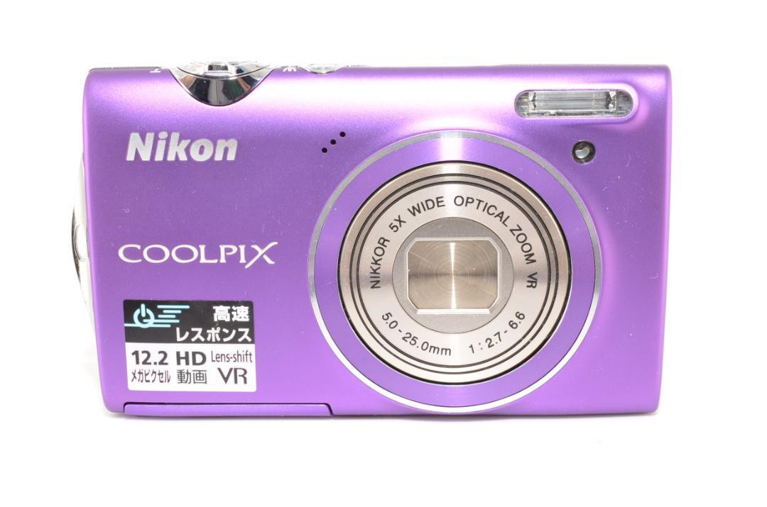 Nikon Digital Camera CoolPix S5100 Purple 12.2 MP 5.0x