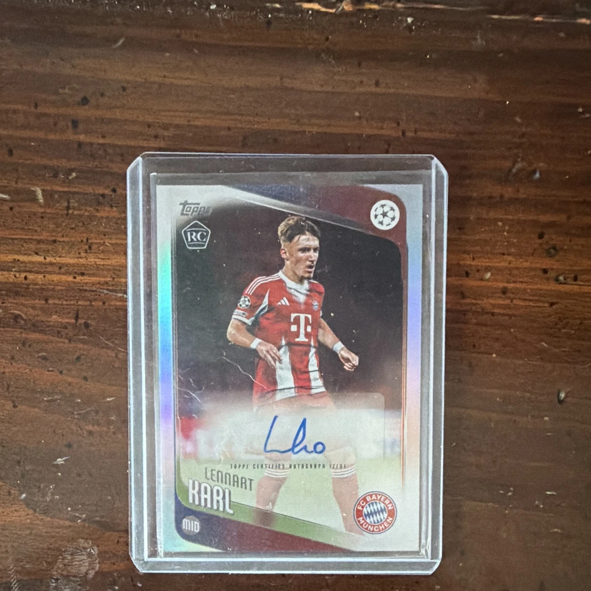 Soccer Bayern Munich Autographed Sports Trading Cards