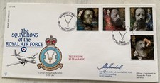 GB QEII 1992 Flown Signed Tennyson RAF FDC1 No 60 Squadron BF 2318 PS Cat £15+