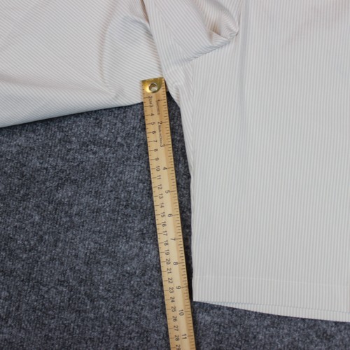 Pantalones Cortos FJ Para Hombre 42 Beige Rayas Golf Seersucker Rendimiento Elástico Footjoy - Imagen 7 de 12