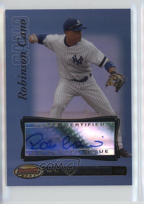 2007 Bowman's Best Blue 22/99 Robinson Cano (Autograph) #28 Auto 19n6
