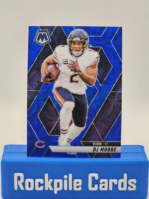 2025 Panini Mosaic - D.J. Moore #180 Blue Scope Prizm