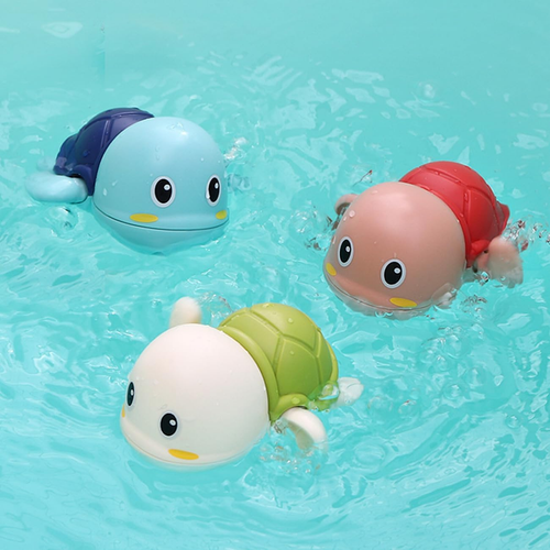 Swimming Turtle Bath Toys for Toddlers 1-3, 3 Pack Infant Bathtub Toys - Picture 4 of 6