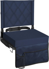 Stadium Seats for Bleachers with Back Support, Bleacher Seats w/ Backs Cushion