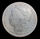 1888-O Morgan Silver Dollar $1 New Orleans Mint 90% Silver - Sharp Details