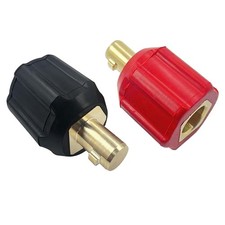 05335 Welding Leads Adapter Set, Dinse-Type Machine Plug Connector, 2 Pack