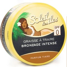 Soleil des îles - Graisse à traire bronzage intense Parfum Tiaré SPF 0 - 150 ml