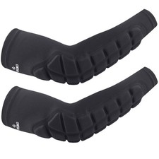 Padded Compression Elbow Sleeves 2 Pack Crashproof Arm Protection Pads