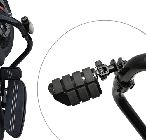 1-1/4" Footpegs Pedal Mount set For Harley Tour Glide Classic FLTC 1980-1993 - Picture 2 of 6
