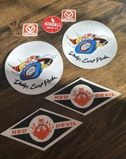 7 Vintage NOS Racing Race Car Stickers Stickers  Assorted Dodge Scat Pack Etc.