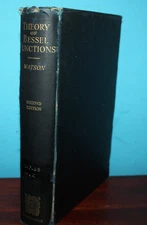 Theory of Bessel Functions by G. N. Watson (1944) 2nd ed w/ hand written note