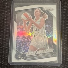 2025 Panini Prizm WNBA- Silver Prizm #102 Karlie Samuelson- Minnesota Lynx 
