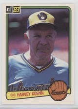 1983 Donruss Harvey Kuenn #608 sb7