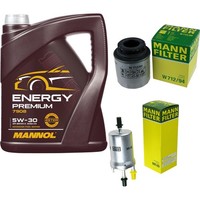 Mann Inspektionspaket 5L Mannol Energy Premium 5W-30 FüR VW Polo 1.2 TSI 1.4 GTI