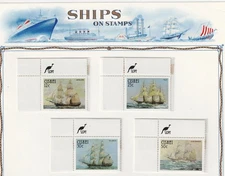 Ciskei History Battle Ships set 1985 MNH AF