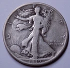 1919-D 50c Walking Liberty Half Dollar Fine details