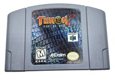 Acclaim Turok 2 Seeds of Evil Nintendo 64 N64 Gray Game Cartridge NUS-006 USA