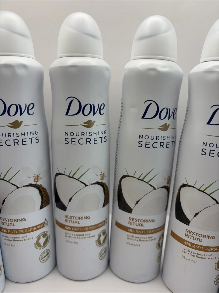 6x Dove Nourishing Secrets Coconut Jasmine Antiperspirant Deodorant Spray 8.4oz - Image 2 of 4