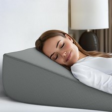 Wedge Pillow for Headboard, Adjustable Bed Wedge Pillow Set with Orthopedic Memo
