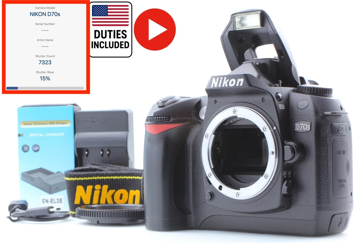 Nikon D70S Digital Cameras with AF Lock for Sale | Shop New & Used