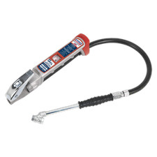 Sealey Professional Tyre Inflator With Twin Push-On Connector 0-9.6 Bar SA37/93