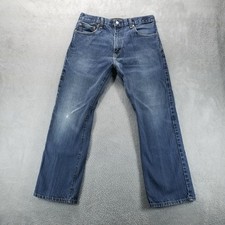 Levis 517 Jeans Mens 34x30 Blue Regular Bootcut Mid Rise Dark Wash Western