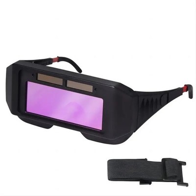 Solarbetriebener Schweißhelm automatische Verdunkelung Schweißerbrille LCD Schweißerbrille