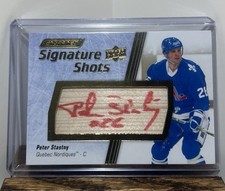 2024-25 Engrained Icons Signature Shots Peter Stastny Quebec Nordiques SS-PS
