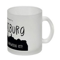 Ludwigsburg Skyline Glas Tasse - Weil Stuttgart Langweilig Ist