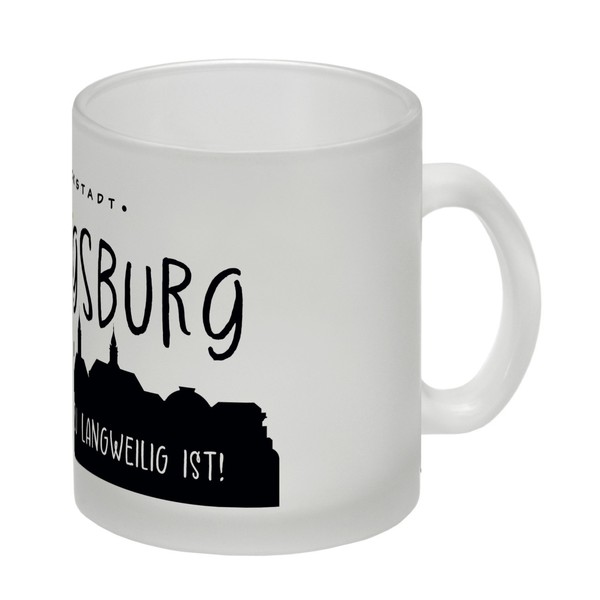 Ludwigsburg Skyline Glas Tasse - Weil Stuttgart Langweilig Ist-image