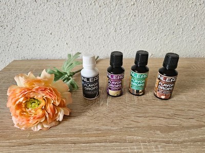 Inlead Nutrition 4 x Flavour Drops Vanilla, Baumkuchen,Nougat, Cookies NEU!!