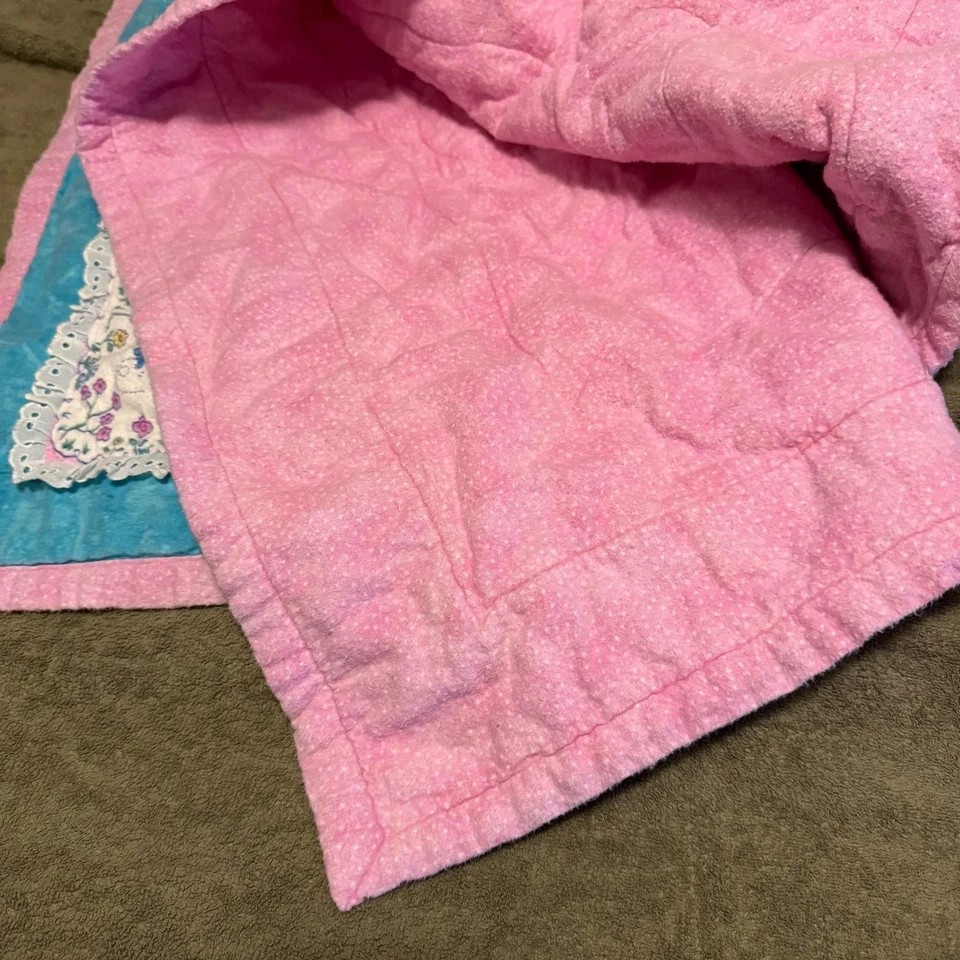 Manta 45"x35" Hecha a Mano Bebé Infantil Niña [Ropa 288] Foto 3 de 3