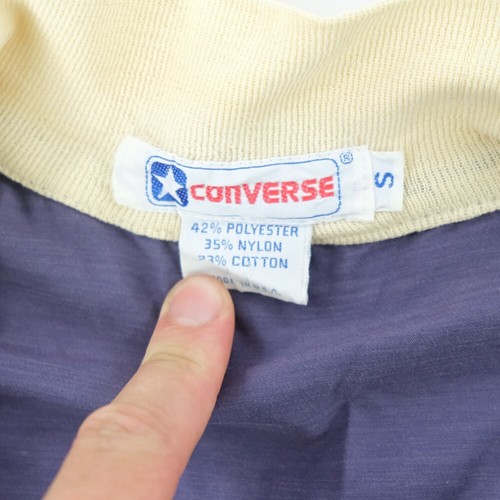 Tuta vintage anni '70 Converse viola tuta a vento giacca e pantaloni - Foto 5 di 13