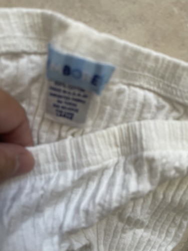 Gymboree BEAUTIFUL WHITE Ribbed SOFT COTTON COMFY THERMAL Legging XXL - Picture 3 of 4
