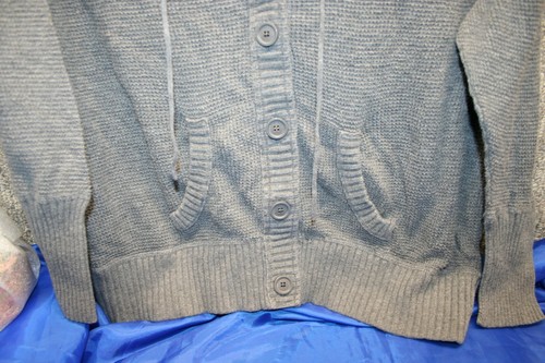 World Wide Sportsman Girls Gray Hoodie Knit Sweater Size X-Large shirt top casua - Picture 3 of 5