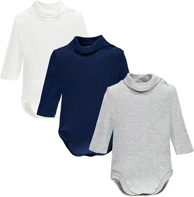 Body lupetto da neonato manica lunga in cotone garzato pesante Ellepi AF2800