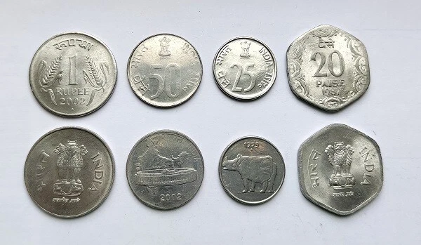 India 8 coins set 1968-2002 UNC (#9101) - Image 2 of 2