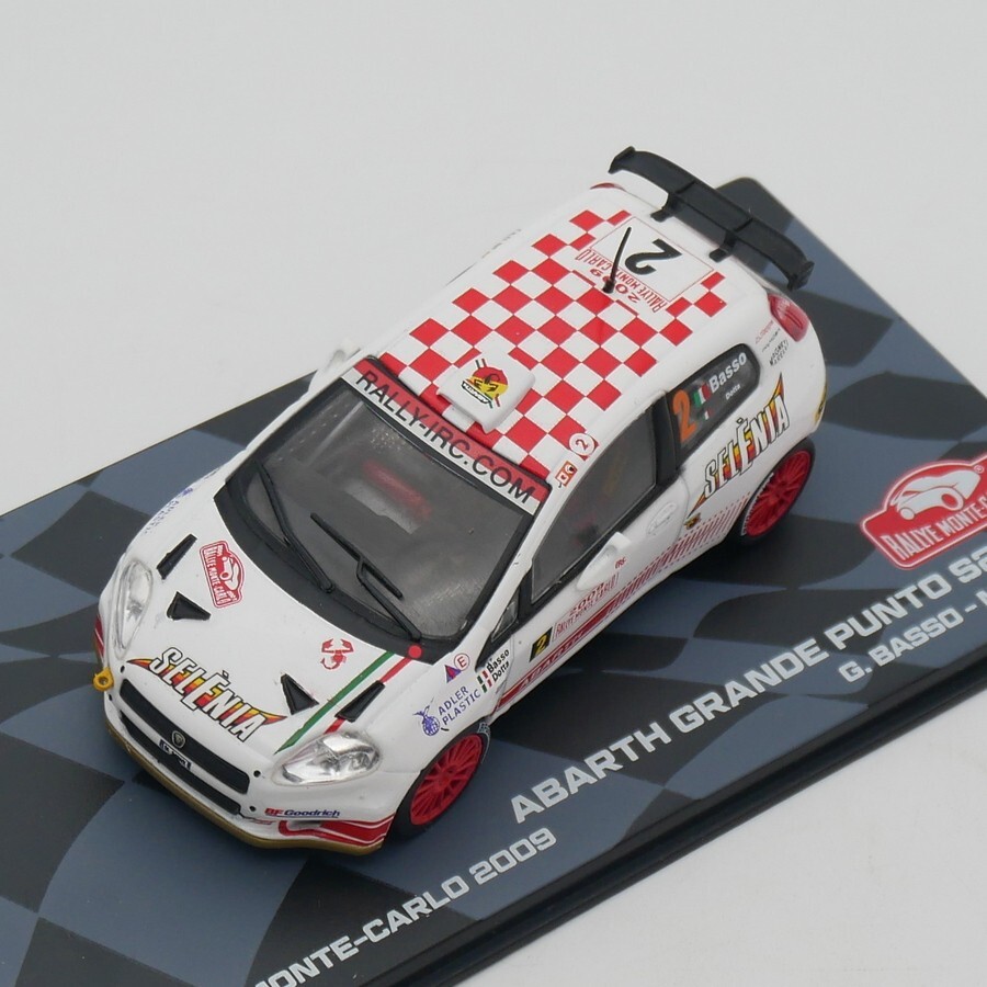 Ixo 1:43 ABARTH GRANDE PUNTO S2000 WRC 2009 G.BASSO-M.DOTTA