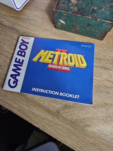 METROID II Return of Samus Nintendo GAME BOY Instruction Manual Booklet **ONLY** - Picture 6 of 6