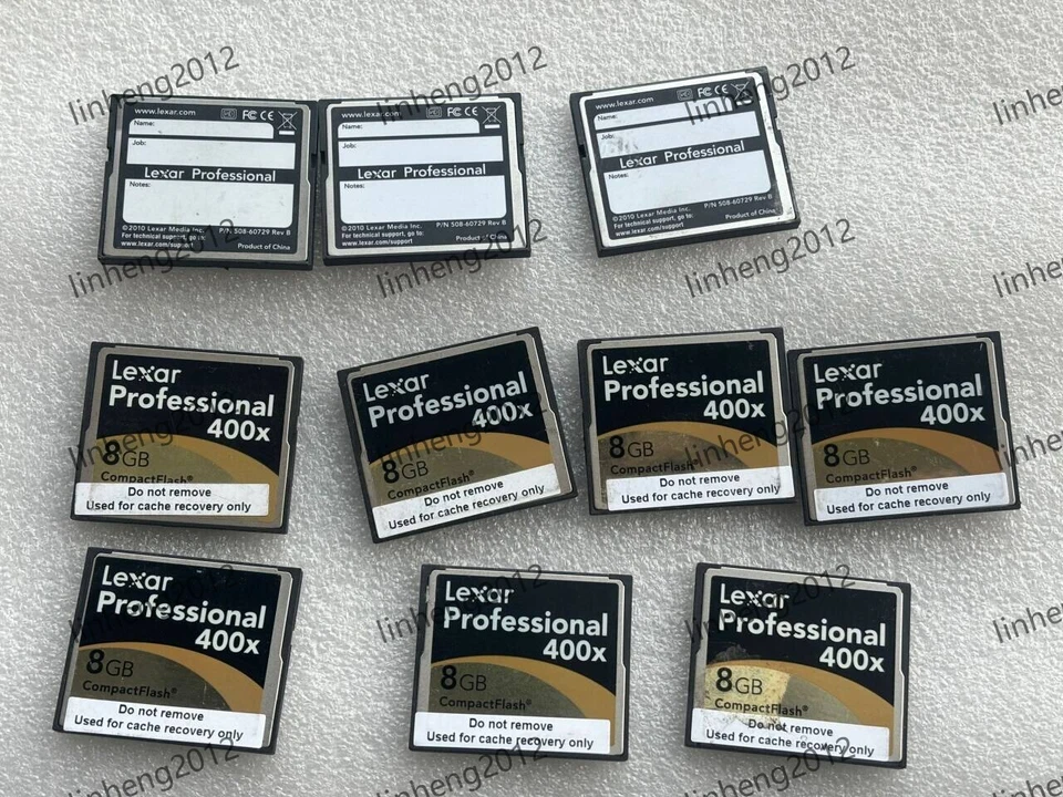10PCS  LEXAR Professional 8GB 400X CF CARD - Image 2 of 2