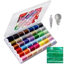Sewing kit 42 Color Set of Handy Polyester Thread，50 m Each