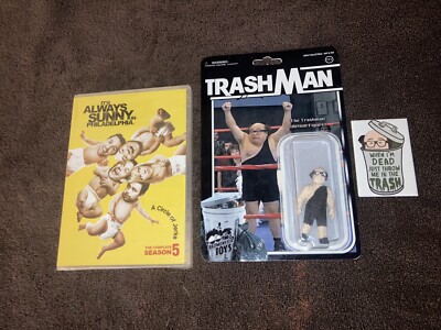 DANNY DEVITO FRANK REYNOLDS ACTION FIGURE ITS ALWAYS SUNNY IN PHILLY TRASH  MAN