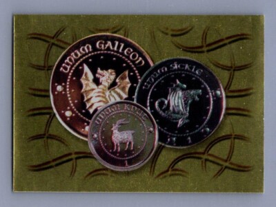 2001 Panini Harry Potter and the Philosopher's Stone Album Sticker #36 Coins