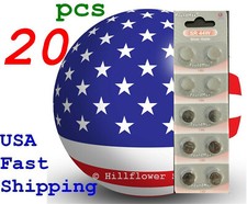 20 pcs SR44 SR44SW Top 303 357 G13 357A SR44W Card Silver Oxide Battery