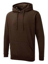 Uneek UX Hoodie Plain Casual Work Wear Hooded Sweatshirt 280gsm Pullover Jumper