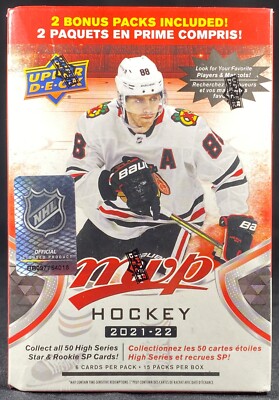 2021-22 Oberdeck MVP Hockeyblaster Box versiegelt Neu
