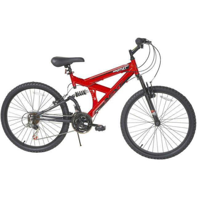 Dynacraft Gauntlet 24-inch Boys Mountain Bike, 18 Speed, Red (NEW)