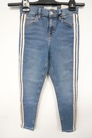 Topshop Damen Jeans Jamie High Waist Ankle Grazer Blau Gr.25/28 Neu