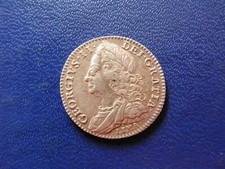 George II LIMA Silver Sixpence 1746 S.3710A