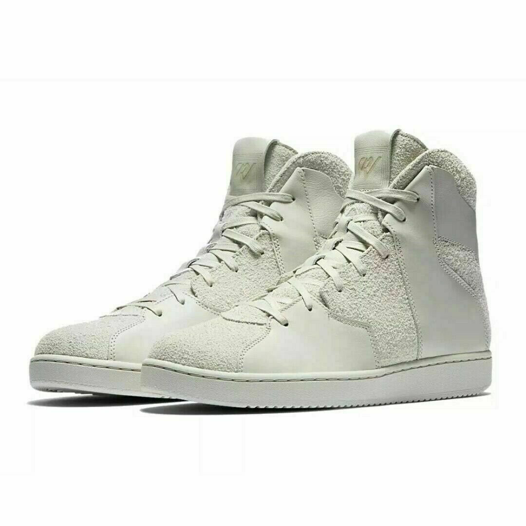 Nike Air Jordan Westbrook 0.2 QS \'Light Bone\' 854563-002 Suede Shoes Men Size 8 RARE? Nike Air Jordan Westbrook 0.2 Light Bone Leather Sz  main image 3